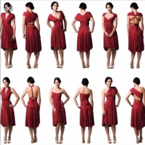 Twobirds NY Classic Ballgown Rosewood color one Size - Picture 10 of 14